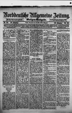 Norddeutsche allgemeine Zeitung vom 17.05.1890