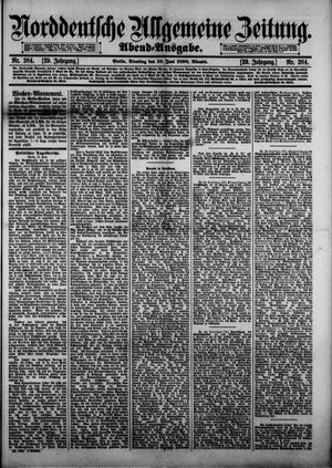Norddeutsche allgemeine Zeitung on Jun 10, 1890