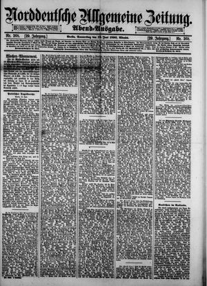 Norddeutsche allgemeine Zeitung vom 12.06.1890