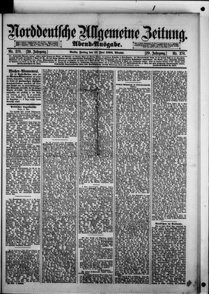 Norddeutsche allgemeine Zeitung on Jun 13, 1890