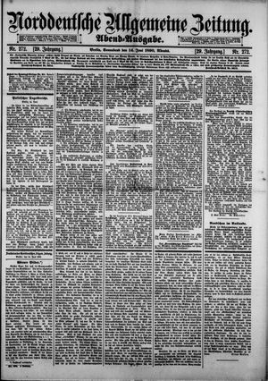 Norddeutsche allgemeine Zeitung vom 14.06.1890