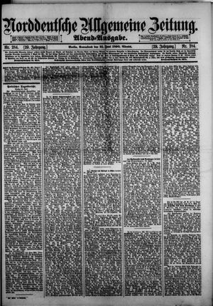Norddeutsche allgemeine Zeitung vom 21.06.1890
