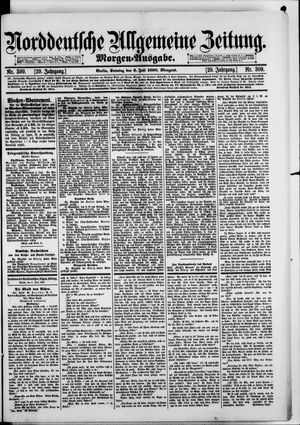 Norddeutsche allgemeine Zeitung vom 06.07.1890