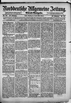 Norddeutsche allgemeine Zeitung on Jul 8, 1890