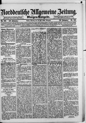 Norddeutsche allgemeine Zeitung vom 15.07.1890