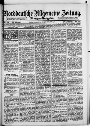 Norddeutsche allgemeine Zeitung vom 19.07.1890