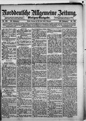 Norddeutsche allgemeine Zeitung vom 20.07.1890