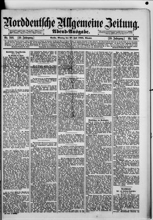 Norddeutsche allgemeine Zeitung vom 28.07.1890