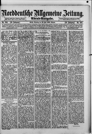 Norddeutsche allgemeine Zeitung vom 29.07.1890