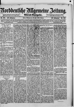 Norddeutsche allgemeine Zeitung vom 30.07.1890