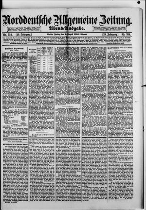 Norddeutsche allgemeine Zeitung vom 01.08.1890