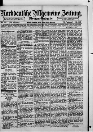 Norddeutsche allgemeine Zeitung vom 09.08.1890