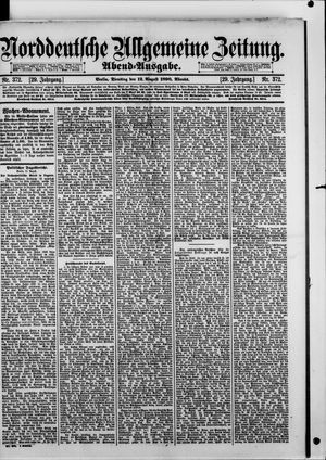 Norddeutsche allgemeine Zeitung vom 12.08.1890
