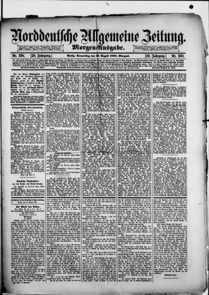 Norddeutsche allgemeine Zeitung vom 28.08.1890