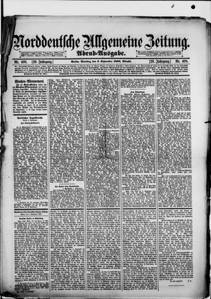 Norddeutsche allgemeine Zeitung vom 02.09.1890