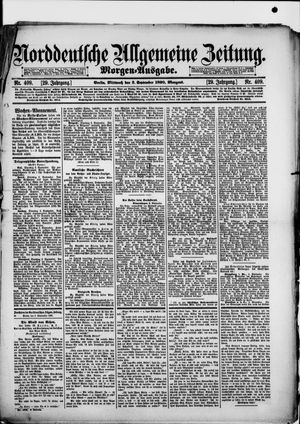 Norddeutsche allgemeine Zeitung vom 03.09.1890
