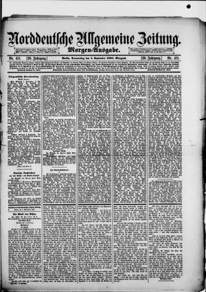 Norddeutsche allgemeine Zeitung vom 04.09.1890