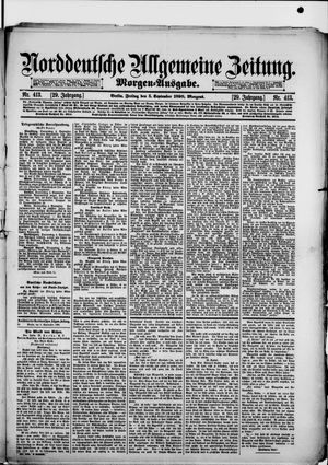 Norddeutsche allgemeine Zeitung vom 05.09.1890