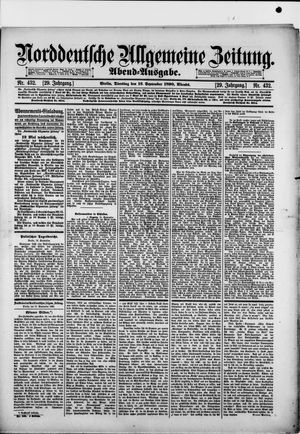 Norddeutsche allgemeine Zeitung vom 16.09.1890