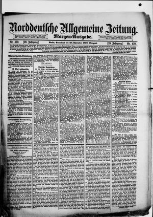 Norddeutsche allgemeine Zeitung vom 20.09.1890