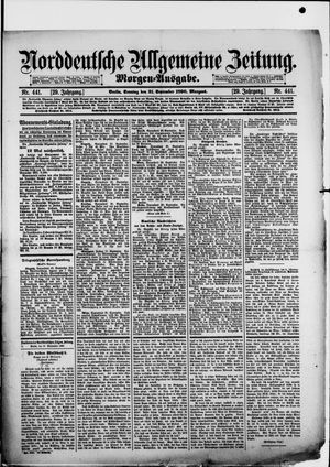 Norddeutsche allgemeine Zeitung vom 21.09.1890