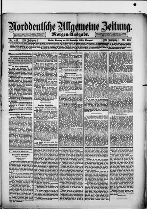 Norddeutsche allgemeine Zeitung vom 23.09.1890