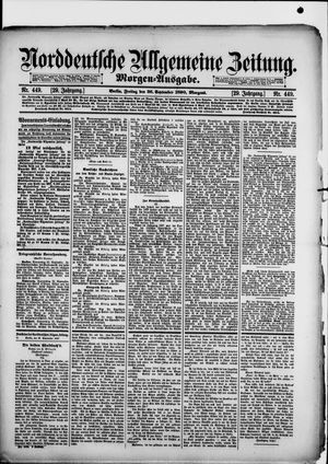 Norddeutsche allgemeine Zeitung on Sep 26, 1890