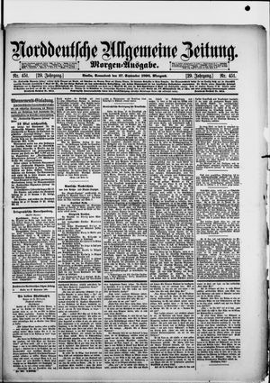 Norddeutsche allgemeine Zeitung vom 27.09.1890