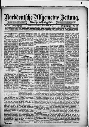 Norddeutsche allgemeine Zeitung vom 04.10.1890
