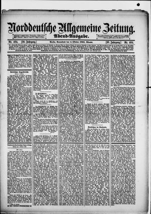 Norddeutsche allgemeine Zeitung vom 04.10.1890