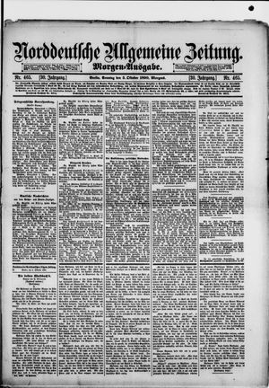 Norddeutsche allgemeine Zeitung vom 05.10.1890