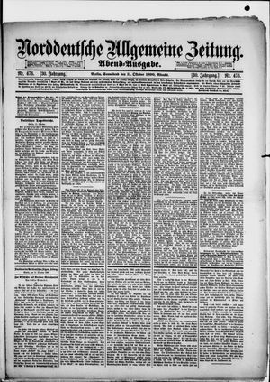 Norddeutsche allgemeine Zeitung vom 11.10.1890