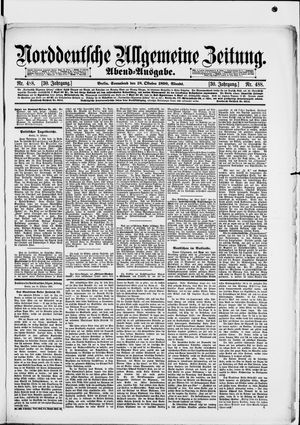 Norddeutsche allgemeine Zeitung vom 18.10.1890