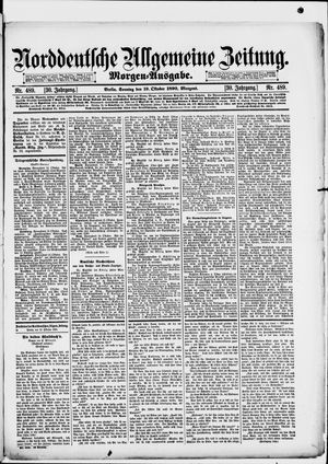 Norddeutsche allgemeine Zeitung vom 19.10.1890