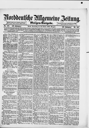 Norddeutsche allgemeine Zeitung vom 23.10.1890