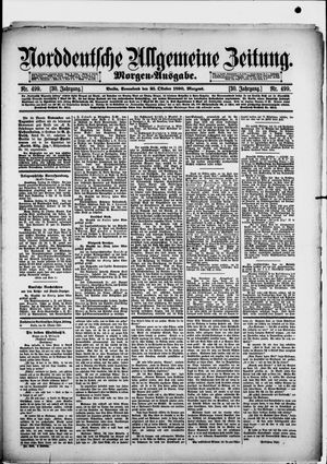 Norddeutsche allgemeine Zeitung vom 25.10.1890