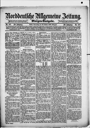 Norddeutsche allgemeine Zeitung vom 30.10.1890