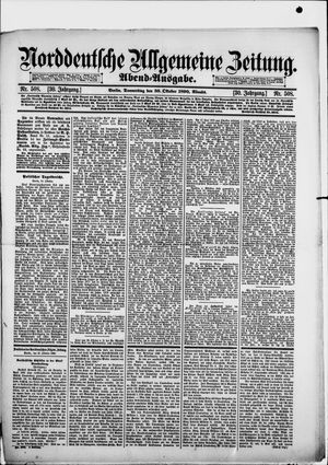 Norddeutsche allgemeine Zeitung vom 30.10.1890
