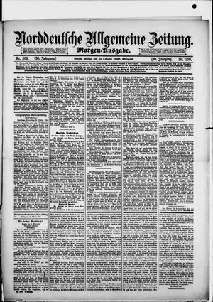 Norddeutsche allgemeine Zeitung vom 31.10.1890