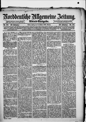 Norddeutsche allgemeine Zeitung vom 31.10.1890