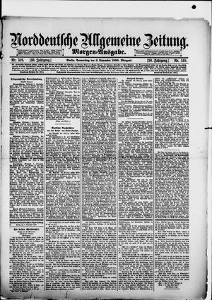 Norddeutsche allgemeine Zeitung vom 06.11.1890