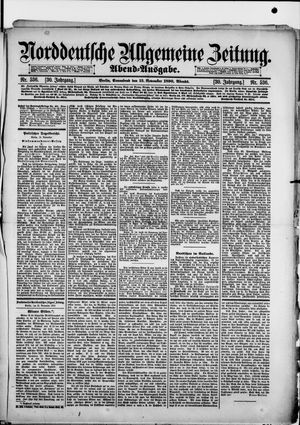 Norddeutsche allgemeine Zeitung vom 15.11.1890