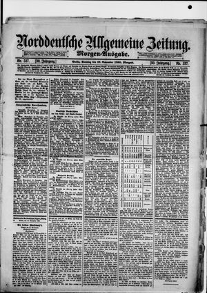 Norddeutsche allgemeine Zeitung vom 16.11.1890