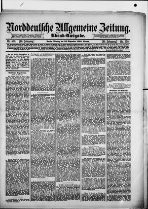 Norddeutsche allgemeine Zeitung vom 24.11.1890