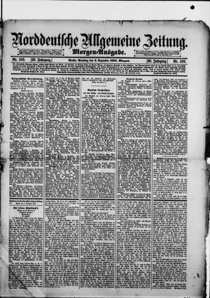 Norddeutsche allgemeine Zeitung vom 02.12.1890