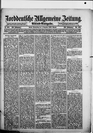 Norddeutsche allgemeine Zeitung vom 04.12.1890