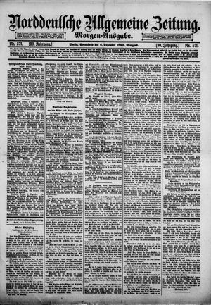 Norddeutsche allgemeine Zeitung vom 06.12.1890