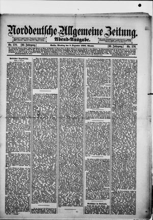 Norddeutsche allgemeine Zeitung vom 09.12.1890