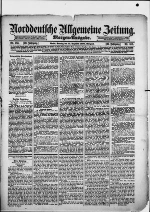 Norddeutsche allgemeine Zeitung vom 14.12.1890