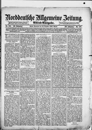 Norddeutsche allgemeine Zeitung vom 20.12.1890
